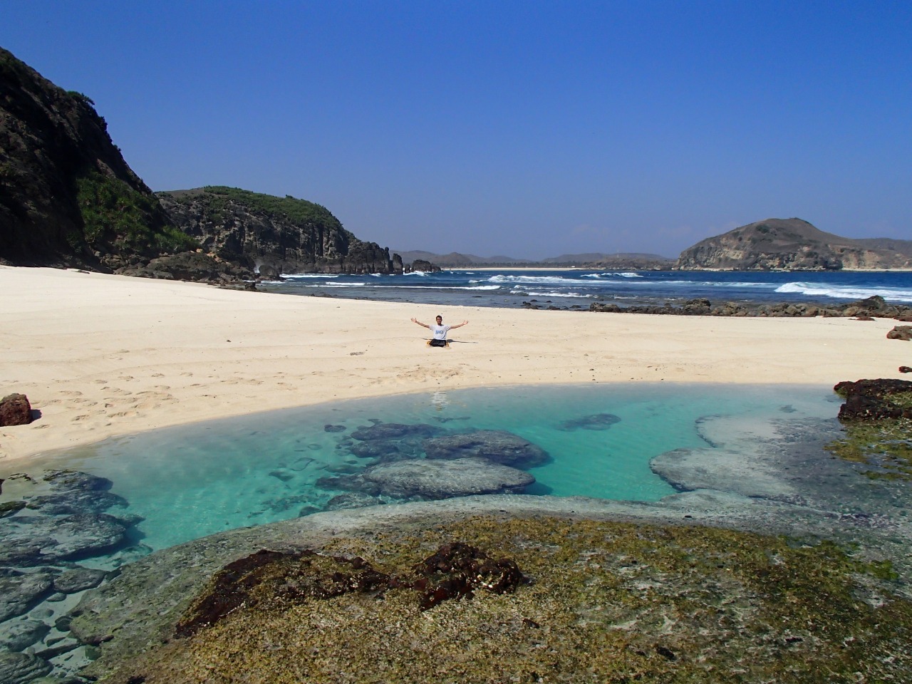 Hidden Beach的照片 带有直岸