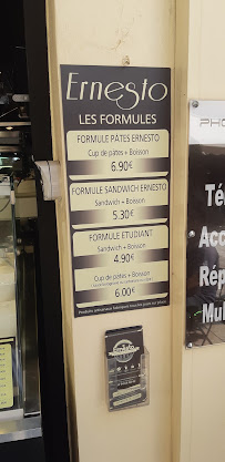 Ernesto Traiteur - Snack de qualité à Toulon menu