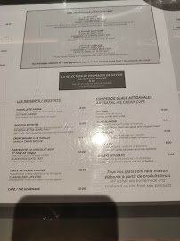 Le Sérac à Chamonix-Mont-Blanc menu
