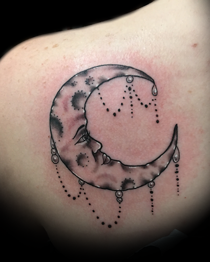 Explore heavy equipment tattoo ideas, creative tattoo ideas in Buford, available at Norsk Studios Tattoos & Piercings