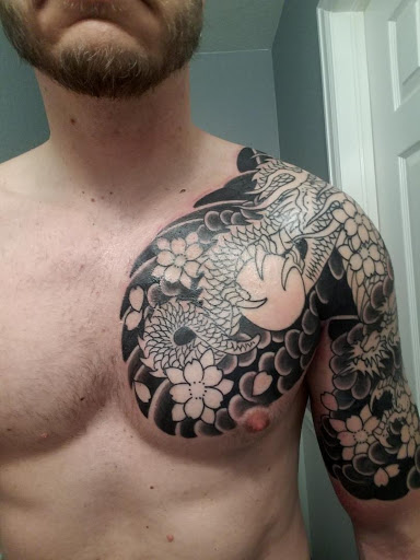 Explore dark tattoo cover up ideas, creative tattoo ideas in Littleton, available at Think Tank Tattoo South