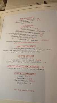 Au Bon Laboureur à Bray-sur-Seine menu