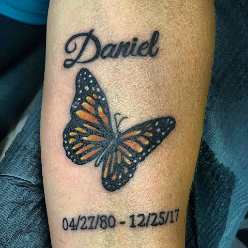 Explore arm tattoo ideas men, creative tattoo ideas in Hudson Falls, available at ALTERED ADDICTION TATTOOS