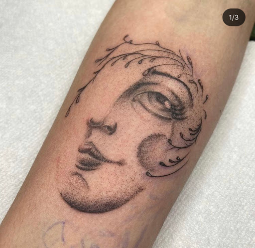 Explore mudkip tattoo idea, creative tattoo ideas in Southampton, available at Le Uke Tattoo Studio