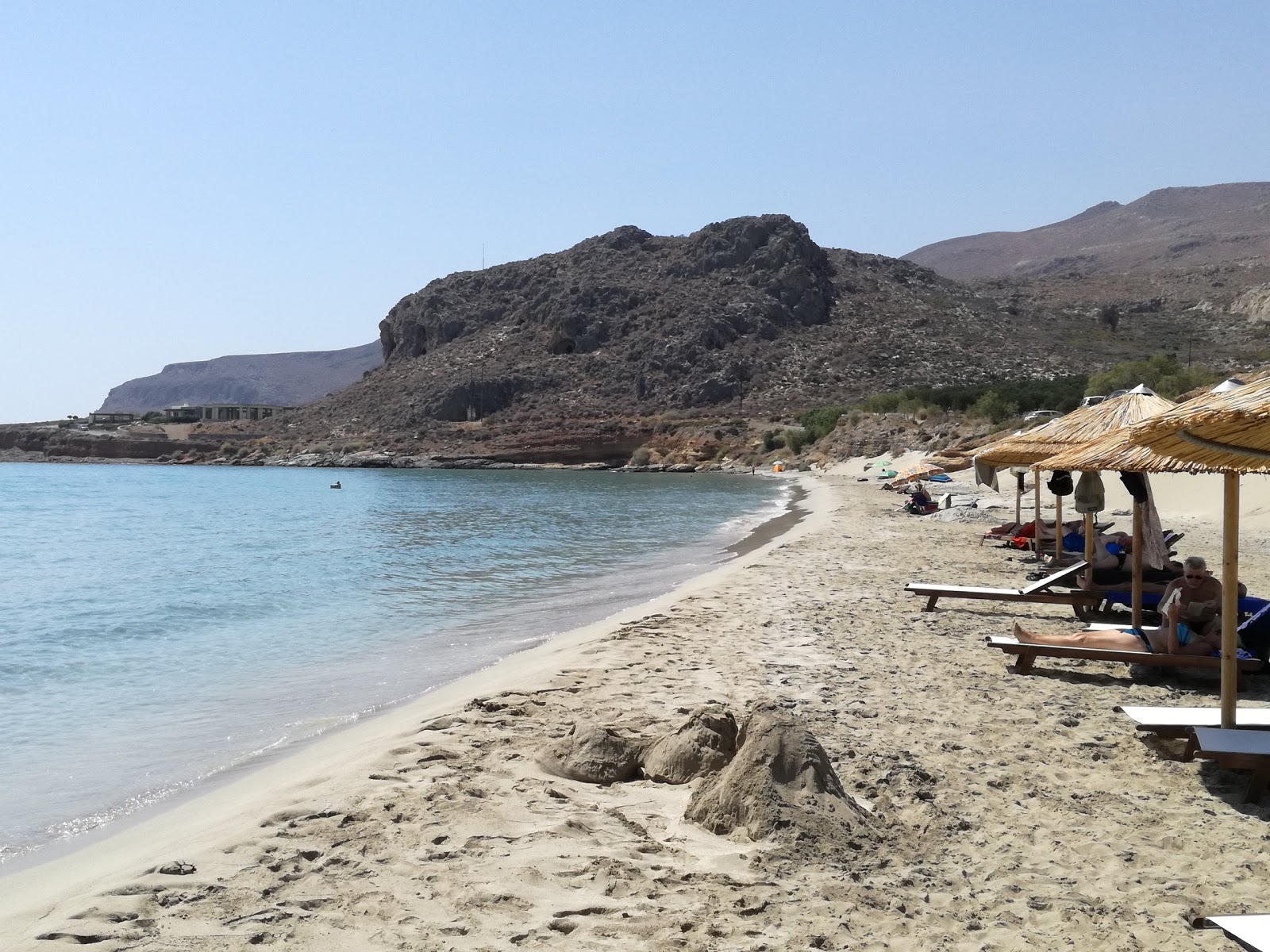 Photo of Xerokampos beach amenities area