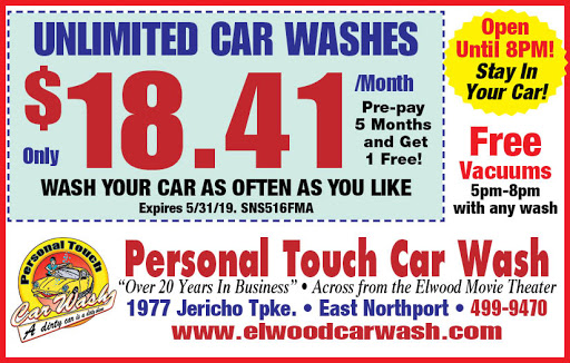 Car Wash «Personal Touch Car Wash of Elwood», reviews and photos, 1977 E Jericho Turnpike, East Northport, NY 11731, USA