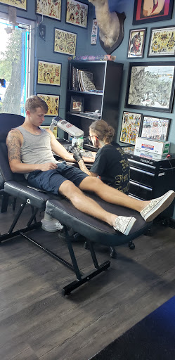 Explore mother and 3 sons tattoo ideas, creative tattoo ideas in Lockhart, available at Electric Rodeo Tattoo