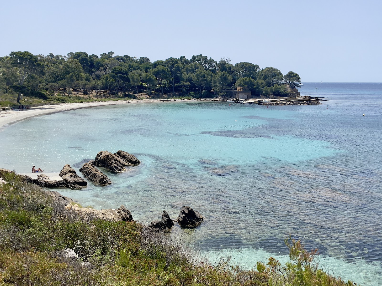 Foto von Plage de la Vignasse mit beiger sand Oberfläche