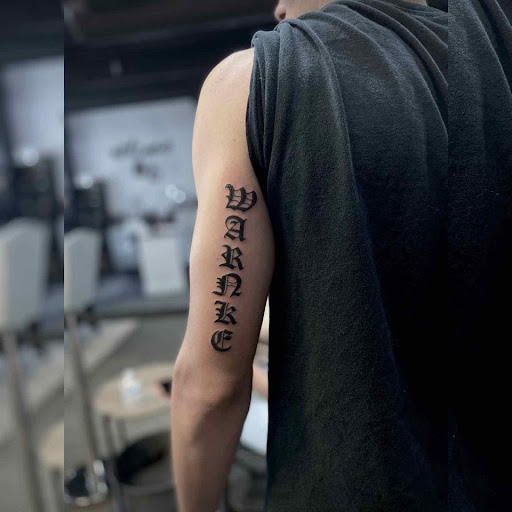 Explore rock tattoo ideas, creative tattoo ideas in Clear Lake, available at Studio 65 Tattoos
