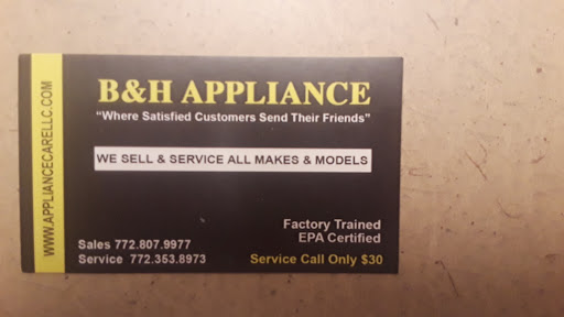 Appliance Store «B & H Appliance Sales & Service», reviews and photos, 1592 SE South Niemeyer Cir, Port St Lucie, FL 34952, USA