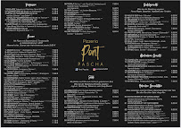 Menu du Pont Pascha à Aachen