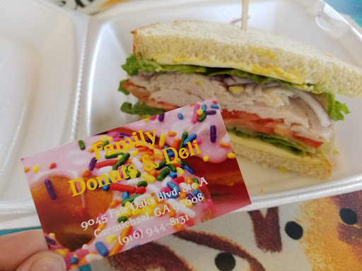 Dessert Shop «Family Donuts & Deli», reviews and photos, 9045 Fair Oaks Blvd, Carmichael, CA 95608, USA