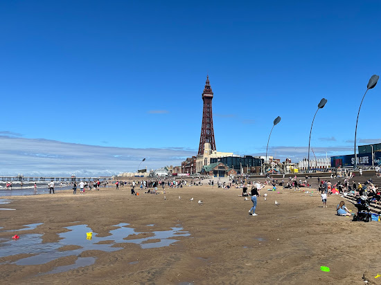 Plage de Blackpool