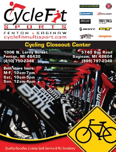 Bicycle Store «Cyclefit Sports», reviews and photos, 1006 N Leroy St, Fenton, MI 48430, USA