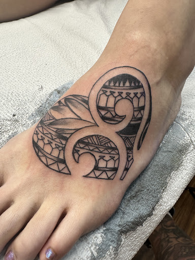 Explore camino de santiago tattoo ideas, creative tattoo ideas in Bryant, available at Goon Tattoo