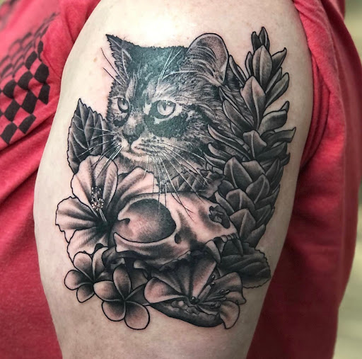Explore father and son matching tattoo ideas, creative tattoo ideas in Campbellsville, available at Green River Tattoo Company