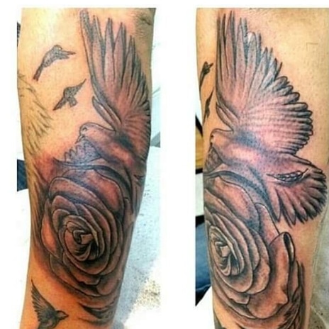 Explore music tattoo ideas men, creative tattoo ideas in Hialeah, available at Allstar Tattoo & Body piercing