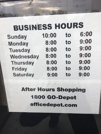 Office Supply Store «Office Depot», reviews and photos, 651 N University Dr, Coral Springs, FL 33071, USA