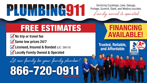 Plumbing 911, Inc. in Brunswick, Ohio