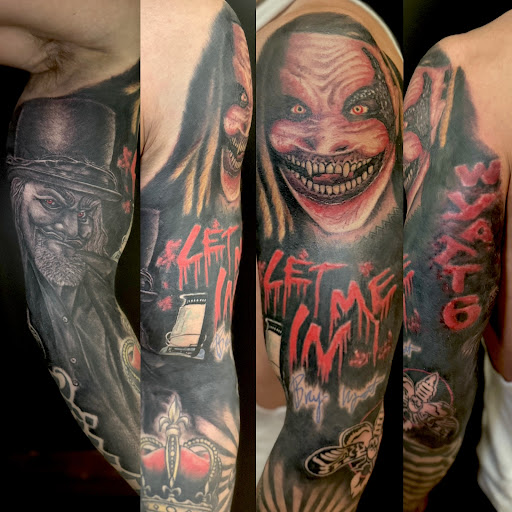 Explore zodiac tattoo ideas, creative tattoo ideas in Wheeling, available at SPFX Tattoo