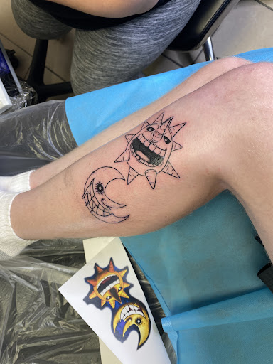 Explore grandbaby tattoos ideas, creative tattoo ideas in Arlington, available at Arlington Ink