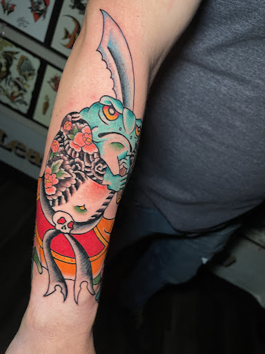 Explore deer hunting tattoo ideas, creative tattoo ideas in San Diego, available at Good Company Tattoo