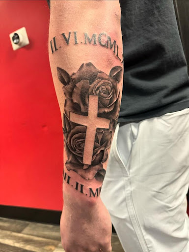 Explore ghost band tattoo ideas, creative tattoo ideas in Anchorage, available at SDITATTOO, LLC