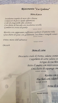 La Golena à Gerre de' Caprioli menu