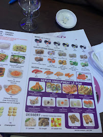 Carte du Sushi Club buffet à volonté à Paris