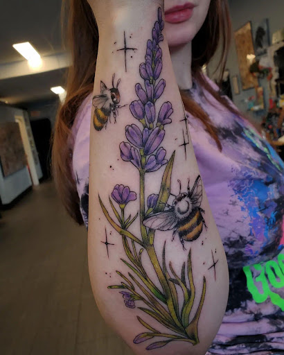 Explore bohemian tattoo ideas, creative tattoo ideas in Palm Harbor, available at Angry Owl Tattoo and Piercing