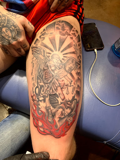 Explore healthcare tattoo ideas, creative tattoo ideas in Phoenix, available at The Snooty Fox Tattoo and piercing