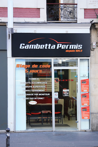 Gambetta Permis à Paris