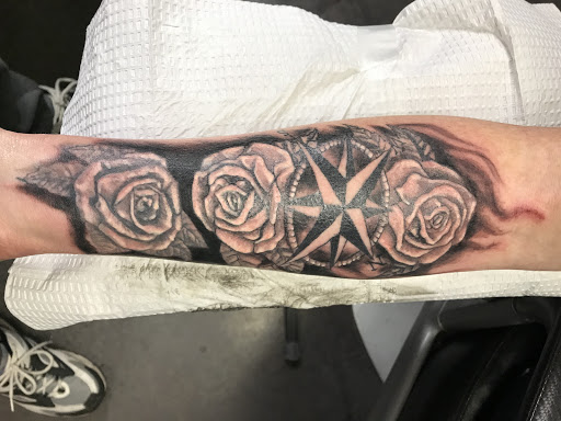 Explore jurassic park tattoo ideas, creative tattoo ideas in Cicero, available at Skin Funk Tattoo