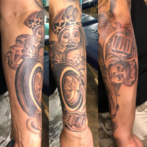 Explore dragon tattoo ideas for females, creative tattoo ideas in Manassas, available at Lamano Ink