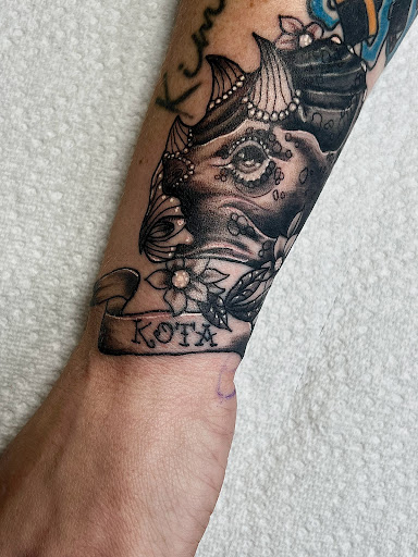 Explore tattoo sleeve filler ideas for men, creative tattoo ideas in Fort Oglethorpe, available at The Helm Tattoo & Piercing