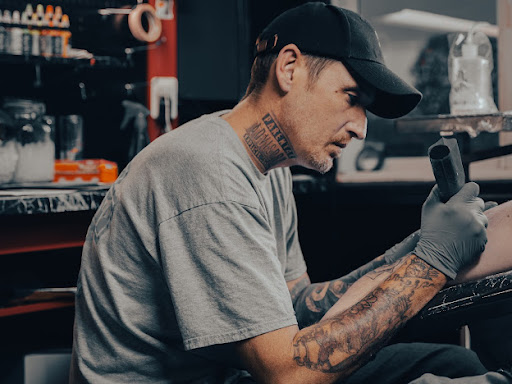 Explore beagle tattoo ideas, creative tattoo ideas in Excelsior Springs, available at Deviant Tattoo Studio