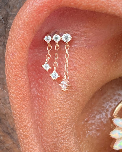 Explore back of knee tattoo ideas, creative tattoo ideas in Dover, available at Agap Body Piercings