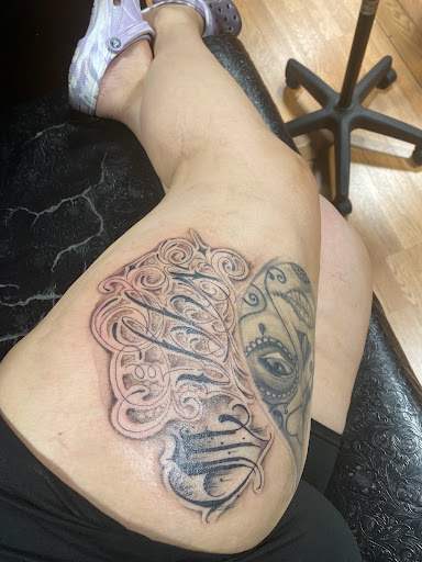 Explore tattoo filler ideas for sleeve, creative tattoo ideas in Modesto, available at Red Dragon Tattoo