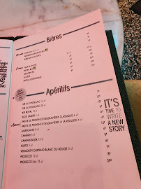 New Shanghai à Paris menu