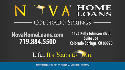 NOVA® Home Loans - Colorado Springs Office, 1125 Kelly Johnson Blvd #361, Colorado Springs, CO 80920, USA, Mortgage Lender