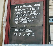 La Grange Aux Canards à Paris menu