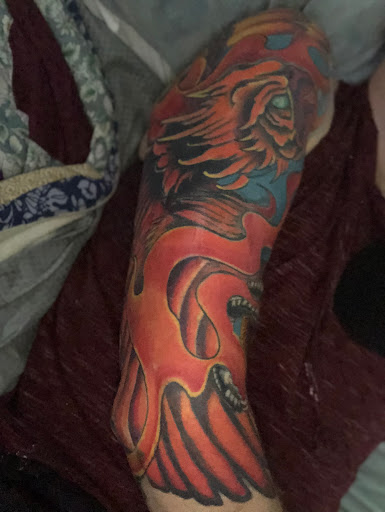 Explore female foot tattoo ideas, creative tattoo ideas in Carrollton, available at PRIMAL Tattoo