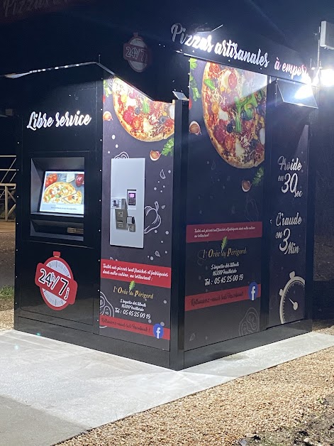 Distributeur automatique Pizza 24h/24 et 7j/7 L’Orée Du Périgord à Marthon