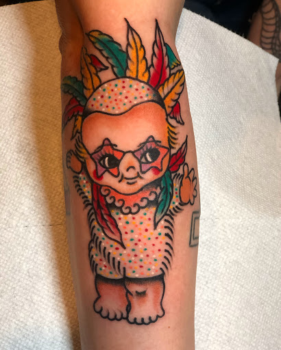 Explore small pirate tattoo ideas, creative tattoo ideas in Johnson City, available at Gold Cross Tattoo Co.