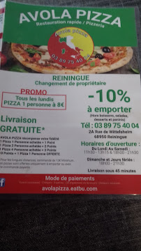 Pizza du Pizzeria AVOLA PIZZA REININGUE - n°3