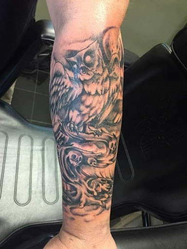 Explore tattoo ideas wolf, creative tattoo ideas in Anderson, available at Painted Pony Tattoo & Piercing