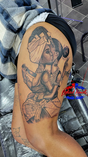Explore cosmetology tattoo ideas, creative tattoo ideas in Richmond, available at Captured Moment Tattoos