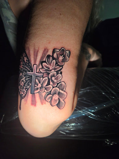 Explore rune tattoo ideas, creative tattoo ideas in Angola, available at Hoodlum Ink