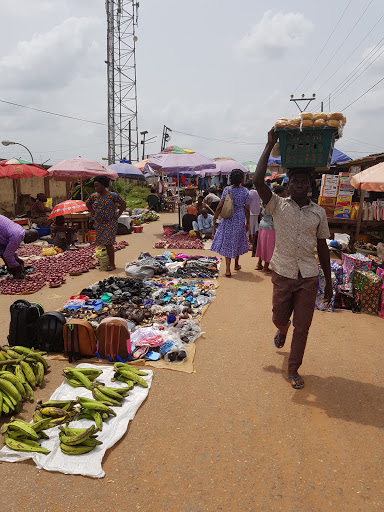 Ikenne Central Market, Ikenne Road, Ikenne, Nigeria, Market, state Ogun