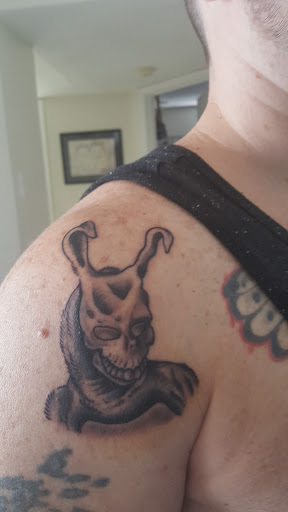 Explore painter tattoo ideas, creative tattoo ideas in Miami, available at Sunset Tattoo Parlour
